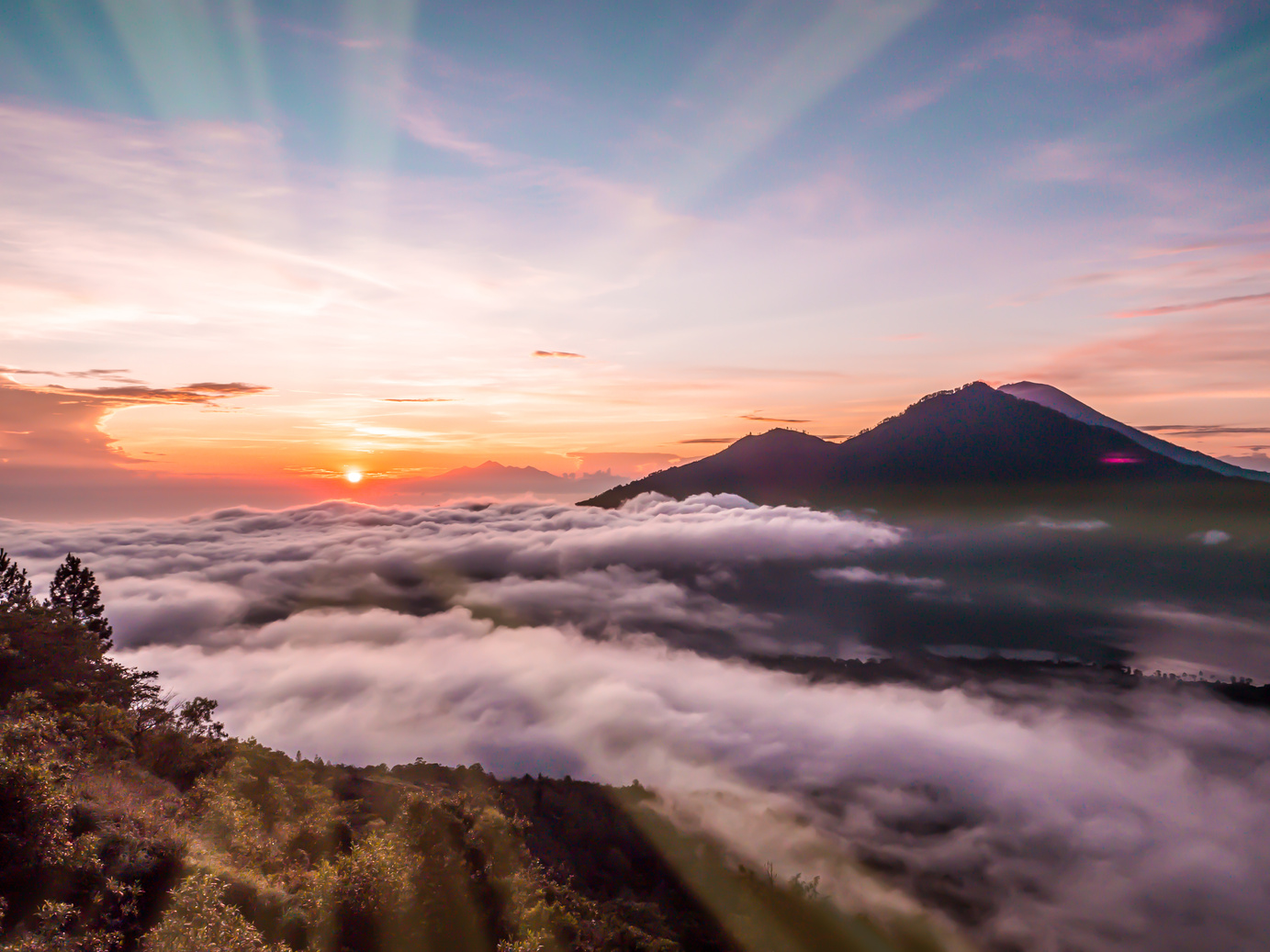 Sunrise from the Mount Batur